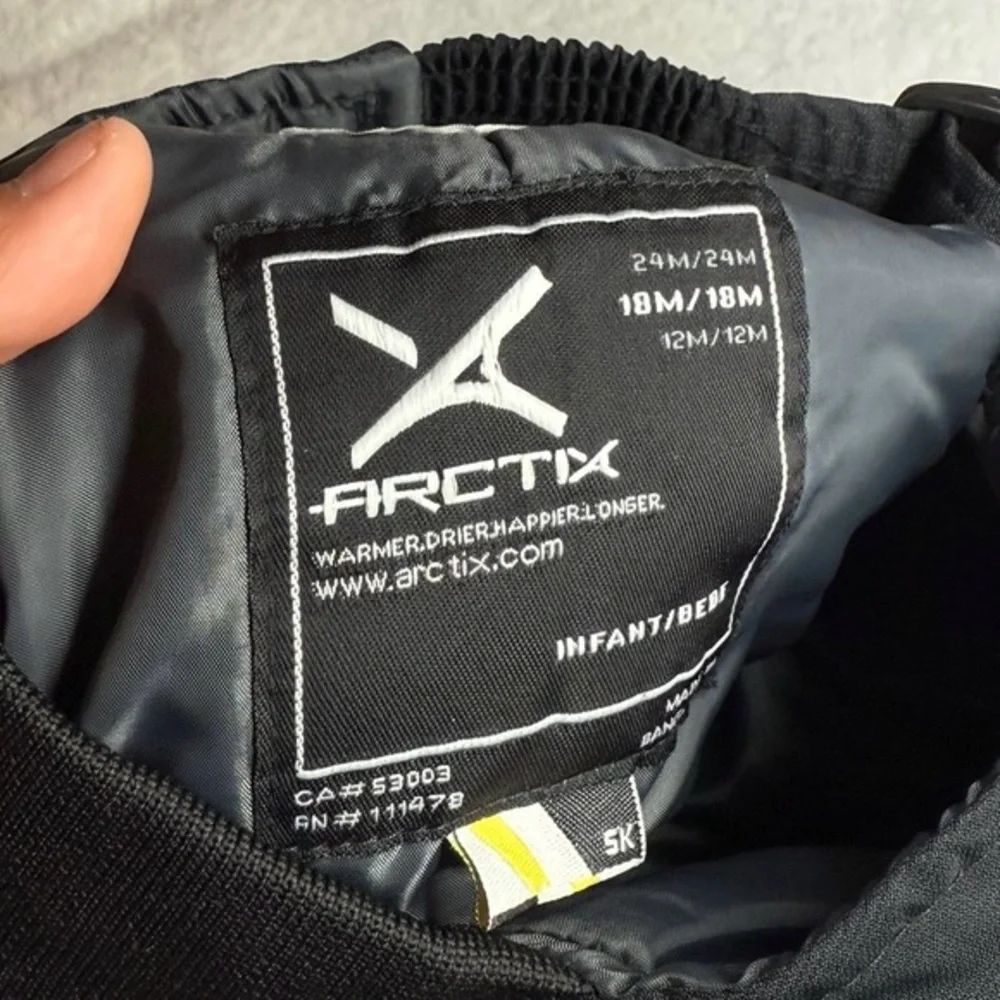 Arctix Infant Snowsuit Black Overall 18M Unisex Casual Winter‎ Outdoor Vacation